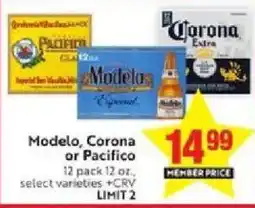 Save Mart Modelo, Corona or Pacifico offer