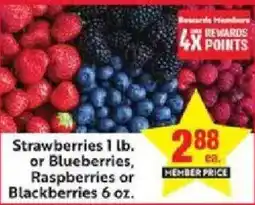 Save Mart Strawberries, Raspberries, or Blackberries offer