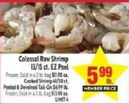 Save Mart Colossal Raw Shrimp offer