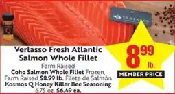 Save Mart Verlasso Fresh Atlantic Salmon Whole Fillet offer