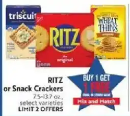 Save Mart Ritz or Snack Crackers offer