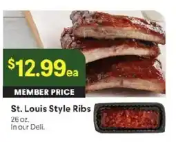 Raley's St. Louis Style Ribs offer
