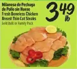 El Super Fresh Boneless Chicken Breast Thin Cut Steaks offer