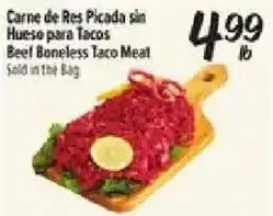 El Super Beef Boneless Taco Meat offer