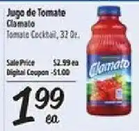 El Super Clamato Tomato Cocktail offer