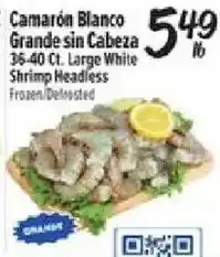 El Super Signature Select large white shrimp headless offer