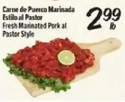 El Super Fresh Marinated Pork al Pastor Style offer
