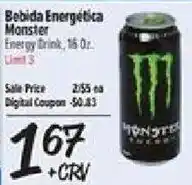 El Super Monster energy drink offer