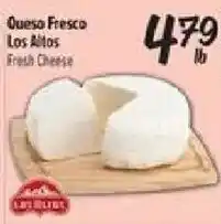 El Super Los Altos fresh cheese offer