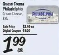El Super Queso Crema Philadelphia cream cheese offer