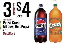 Jons International Pepsi, Crush, Mt Dew, Diet Pepsi offer