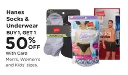 King Soopers Hanes Socks & Underwear offer
