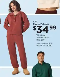 King Soopers C&C Fleece Pullover offer