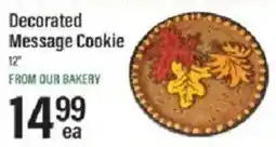 Lowes Foods Decorated Message Cookie offer