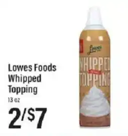 Lowes Foods Lowes Foods Whipped Topping offer