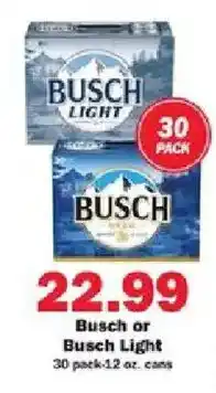Schnucks Busch or Busch Light offer