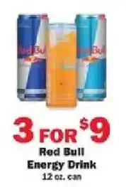 Schnucks Red Bull Energy Drink offer