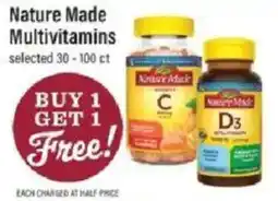 Lowes Foods Nature Made Multivitamins offer