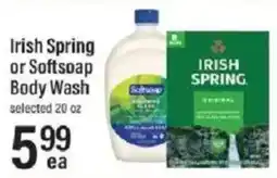 Lowes Foods Irish Spring or Softsoap Body Wash offer