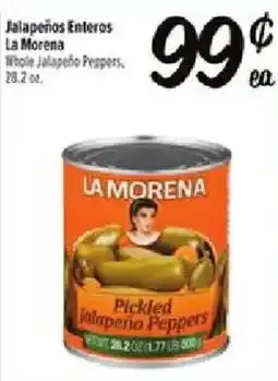 Fiesta Mart La Morena pickled jalapeño peppers offer