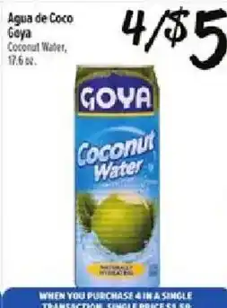 Fiesta Mart Goya coconut water offer