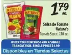 Fiesta Mart Natura's Tomato Sauce offer