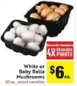 Save Mart White or Baby Bella Mushrooms offer