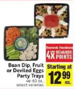 Save Mart Bean Dip, Fruit or Deviled Eggs Party Trays offer