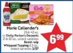 Save Mart Marie Callender's Dolly Parton's Desserts offer