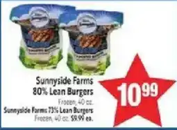 Save Mart Sunnyside Farms 80% Lean Burgers offer
