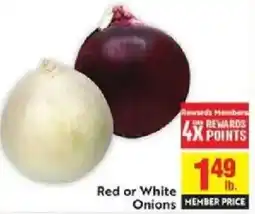 Save Mart Red or White Onions offer
