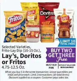 Food City Lay's, Doritos or Fritos offer