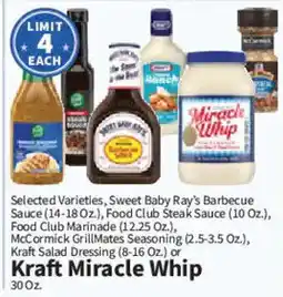 Food City Kraft Miracle Whip offer