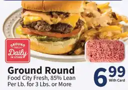 Food City Food City Fresh Ground Round offer