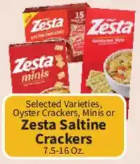 Food City Zesta Saltine Crackers offer