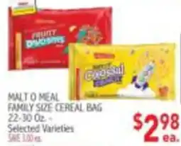 Ingles Markets Malt O Meal Family Size Cereal Bag offer