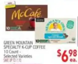 Ingles Markets Green mountain specialty k-cup coffee offer