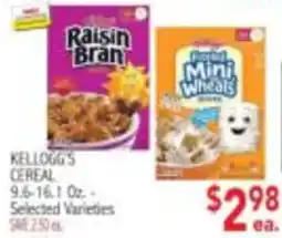 Ingles Markets Kellogg's cereal offer