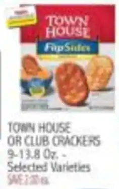 Ingles Markets Town House or Club Crackers offer