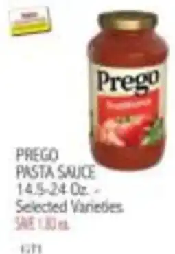 Ingles Markets Prego pasta sauce offer