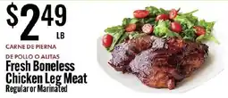 Jons International Fresh Boneless Chicken Leg Meat offer