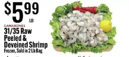 Jons International Camarones peeled & deveined shrimp offer