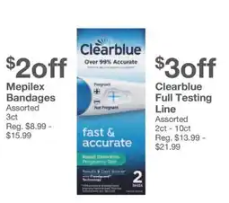 Kinney Drugs Clearblue Full Testing Line offer