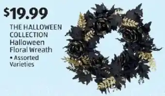 The halloween collection halloween floral wreath