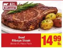 Save Mart Bone-In Beef Ribeye Steak offer
