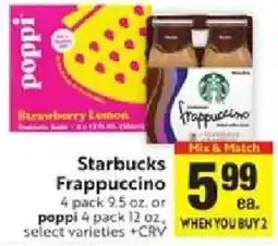 Save Mart Starbucks Frappuccino offer
