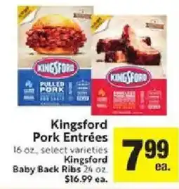Save Mart Kingsford Pork Entrées offer