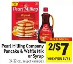 Save Mart Pearl Milling Company Pancake & Waffle Mix or Syrup offer