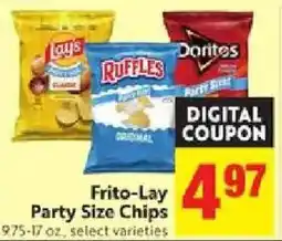 Save Mart Frito-Lay Party Size Chips offer