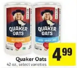 Save Mart Quaker oats offer